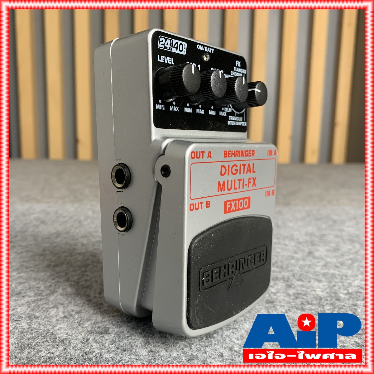 BEHRINGER FX100 เอฟเฟคกีต้าร์ Digital Multi-Effect Pedal FX-100 FX 100 เอไอ-ไพศาล +++