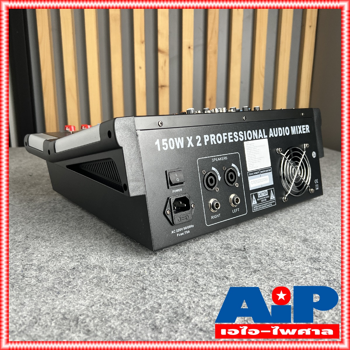 MYNPE GT-630 POWERMIX USB บลูทูธ เพาเวอร์มิก มิกซ์ มิกเซอร์ GT630 เครื่องเสียง ตัวปรับแต่งเสียง GT 630 เอไอ-ไพศาล