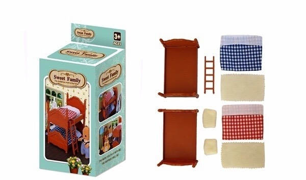 012-02B ของเล่นเด็กโมเดลเตียงเหมือนงานซิวาเนีย ปลีกชิ้นละ