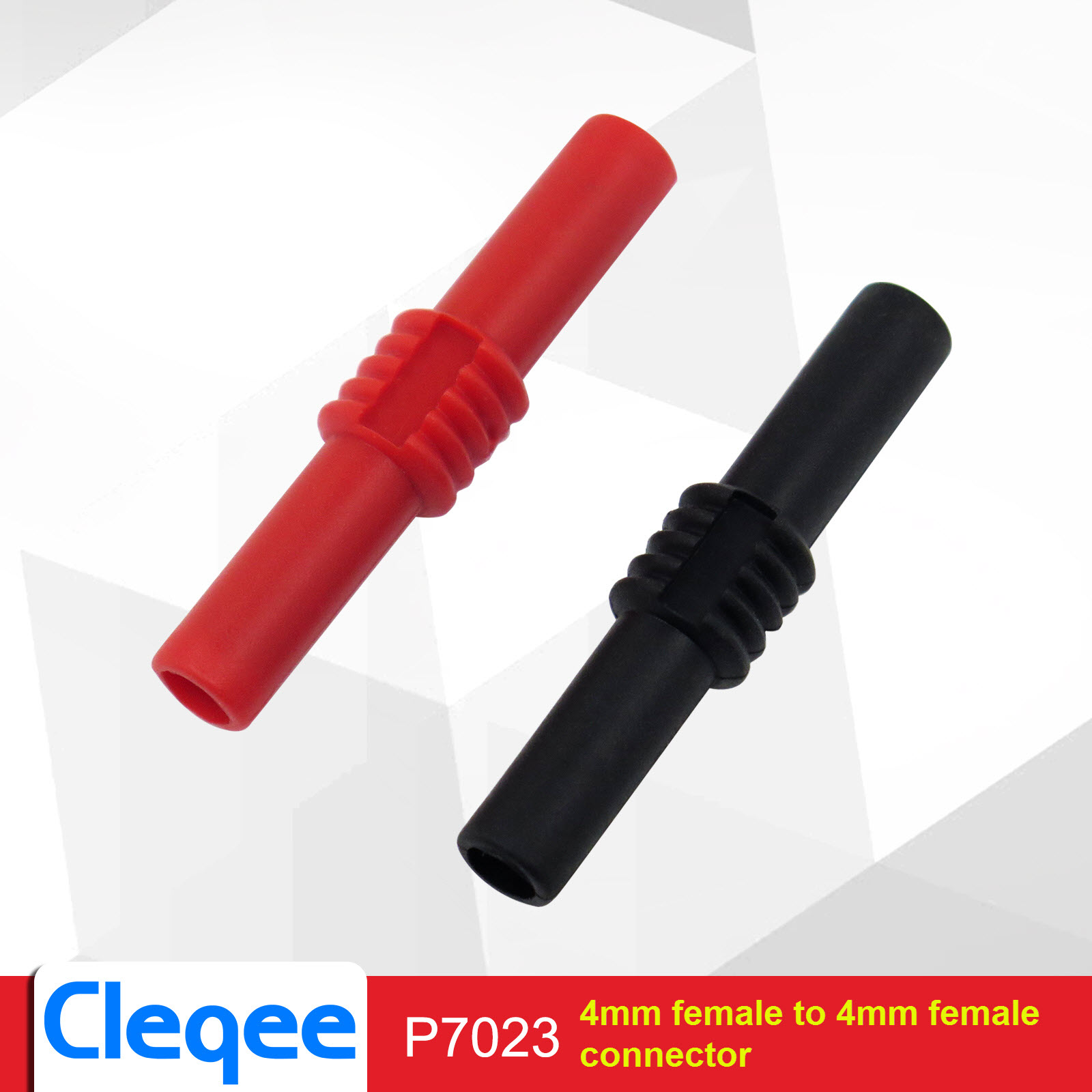 P7023 4mm female to 4mm female connector
