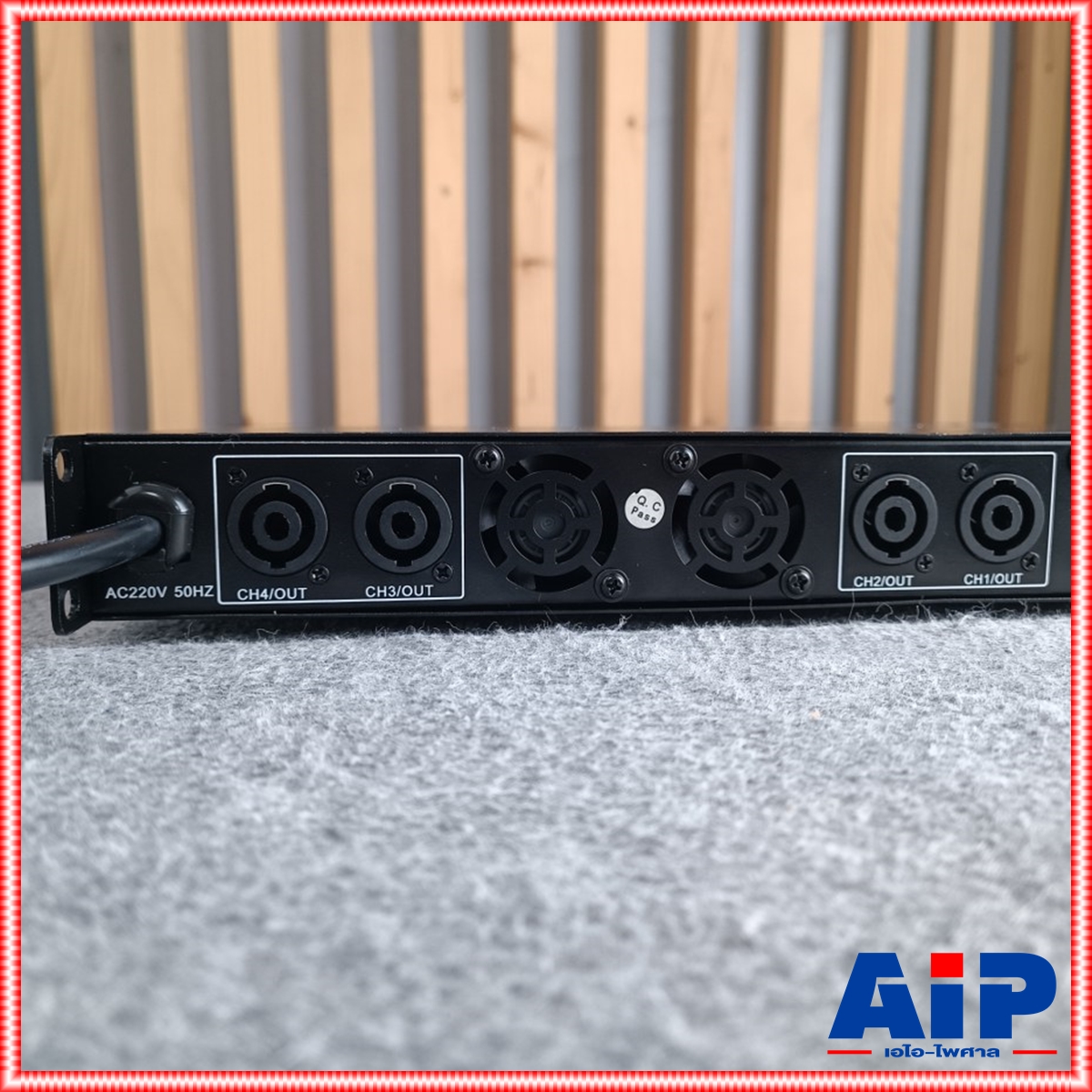 PROEUROTECH D-4450 POWERAMP 1U 4CH เพาเวอร์แอมป์ Class D 4 แชนแนล ขนาด 1 U น้ำหนักเบา PRO EUROTECH D4450 D 4450 POWER AMP โปรยูโรเทค เอไอ-ไพศาล