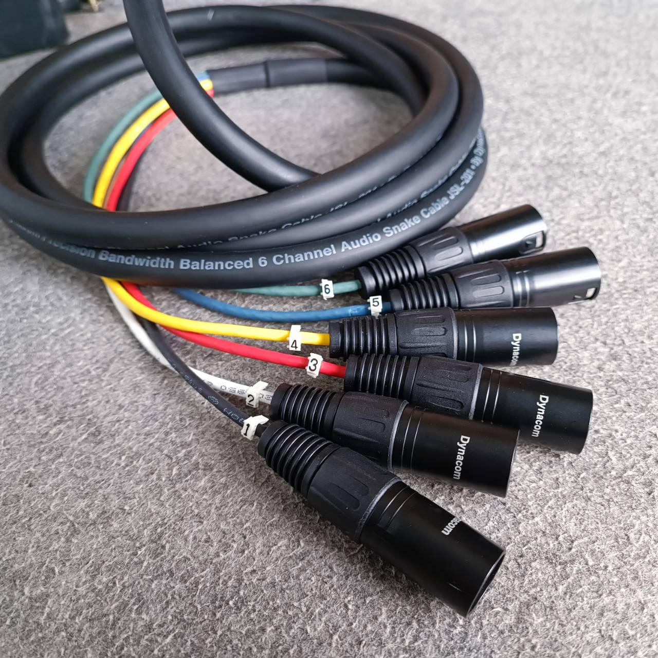 ยาว3เมตร DYNACOM X-6 บล็อคมัลติคอร์ 6คอร์ Multicore Cable สายสัญญาณเสียง X 6 X6 เอไอ-ไพศาล