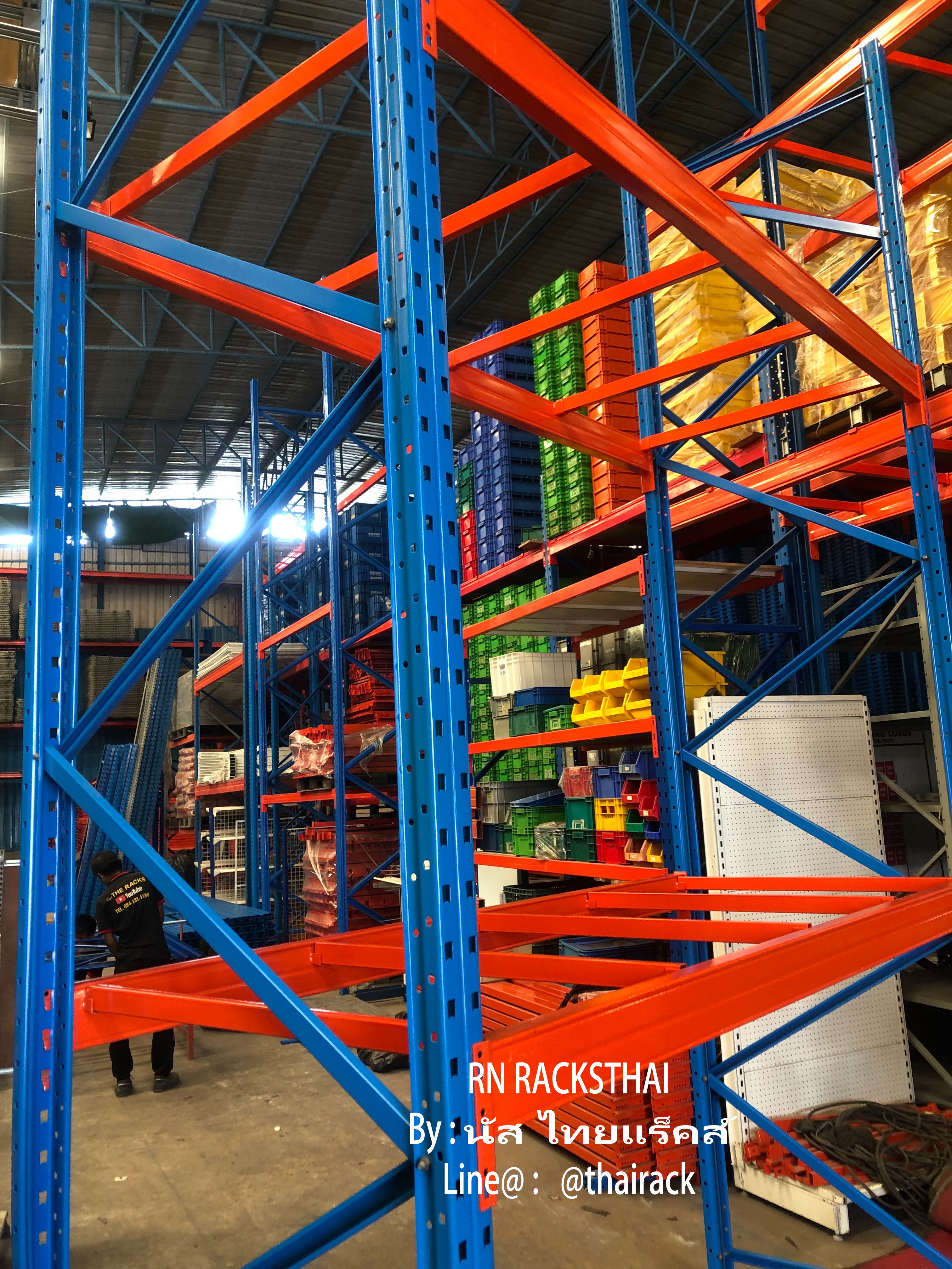 ชั้นวางสินค้ามือสองสภาพเหมือนใหม่ยาว2.50ม.