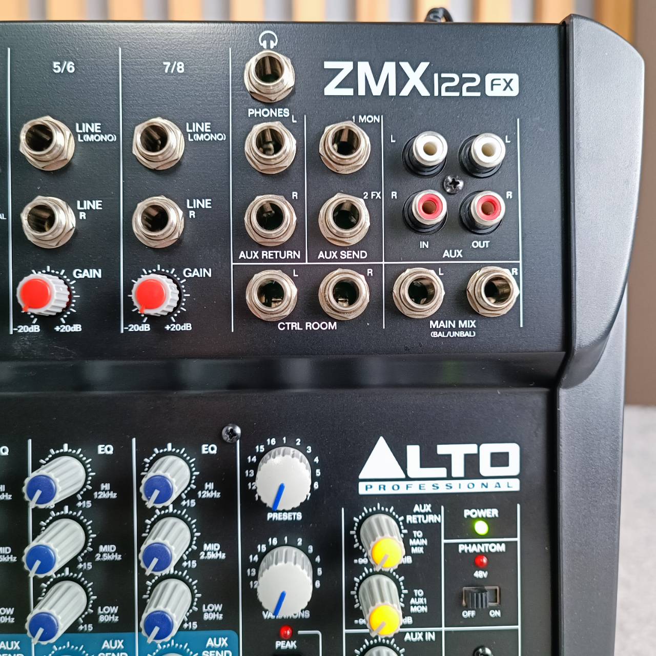 ALTO ZMX-122FX MIXER มิกเซอร์อนาล็อก มิกเซอร์ เครื่องผสมสัญญาณเสียง ZMX 122FX อัลโต้ รุ่น ZMX122FX เอไอ-ไพศาล
