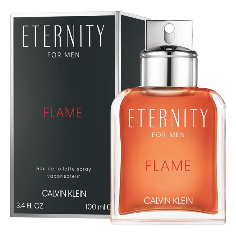 น้ำหอมแท้100% CK Eternity Flame For Men Eau De Toilette ขนาด 100 มล.