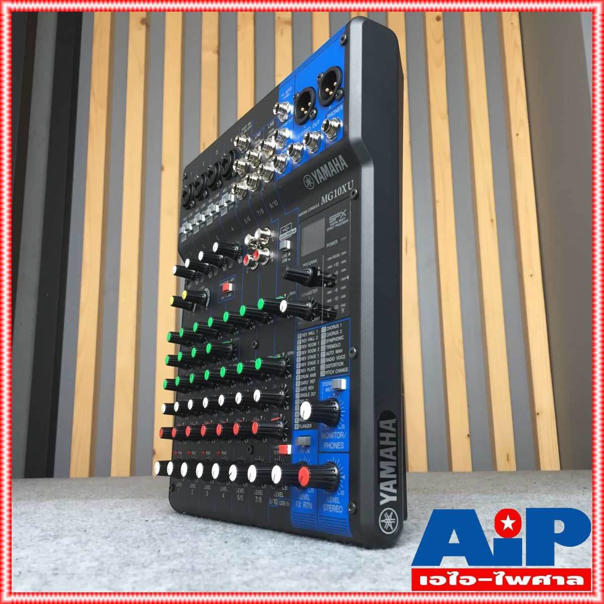 YAMAHA MG10XU MIXER รุ่น MG-10XU มิกซ์เซอร์ (ของแท้ 100% ประกัน สยามยามาฮ่า) ขนาด 10 ช่อง เอฟเฟค USB MG10 XU MG-10 MG 10 XU เอไอ-ไพศาล +++