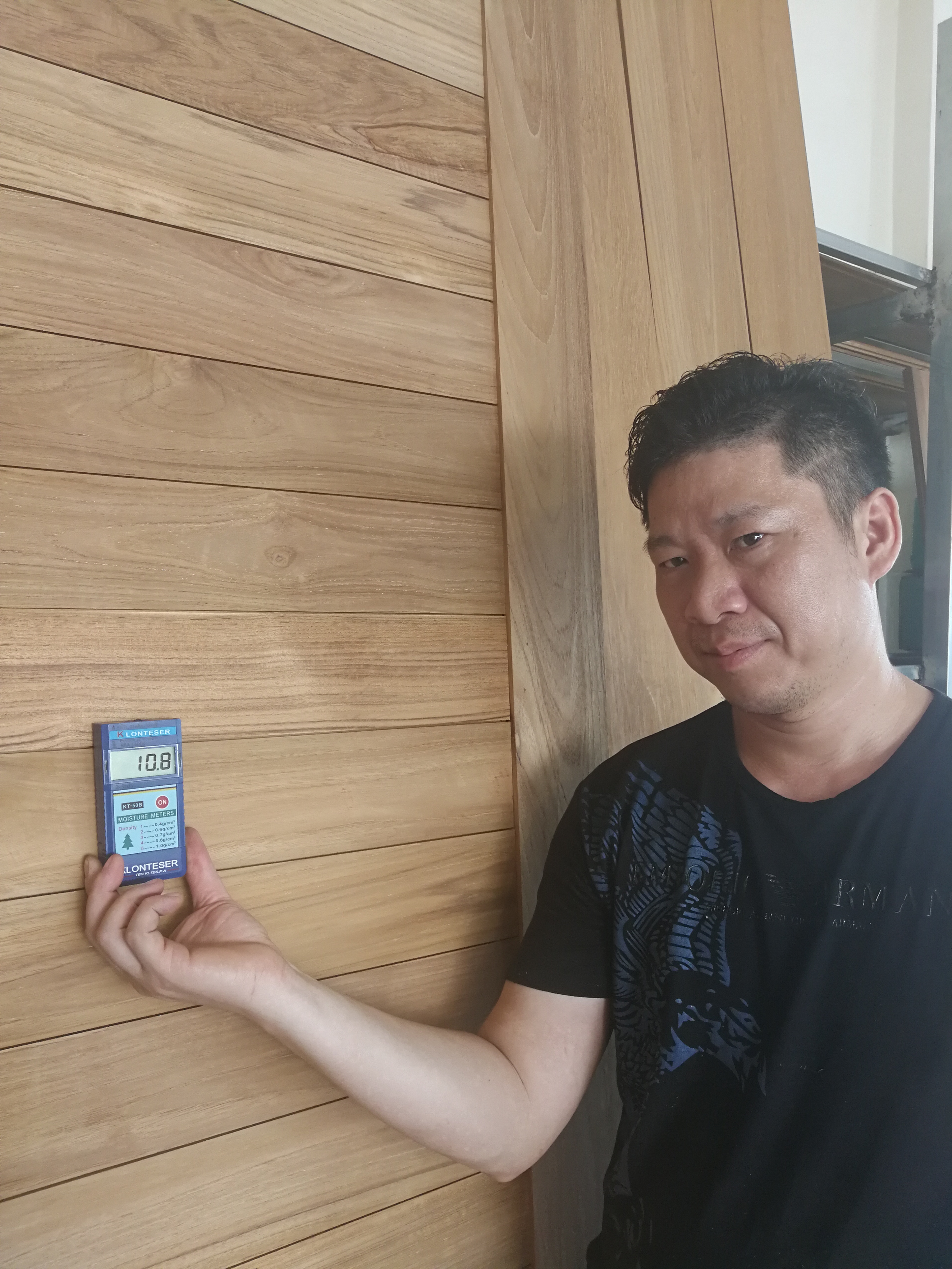 ประตูไม้สัก โมเดิร์น