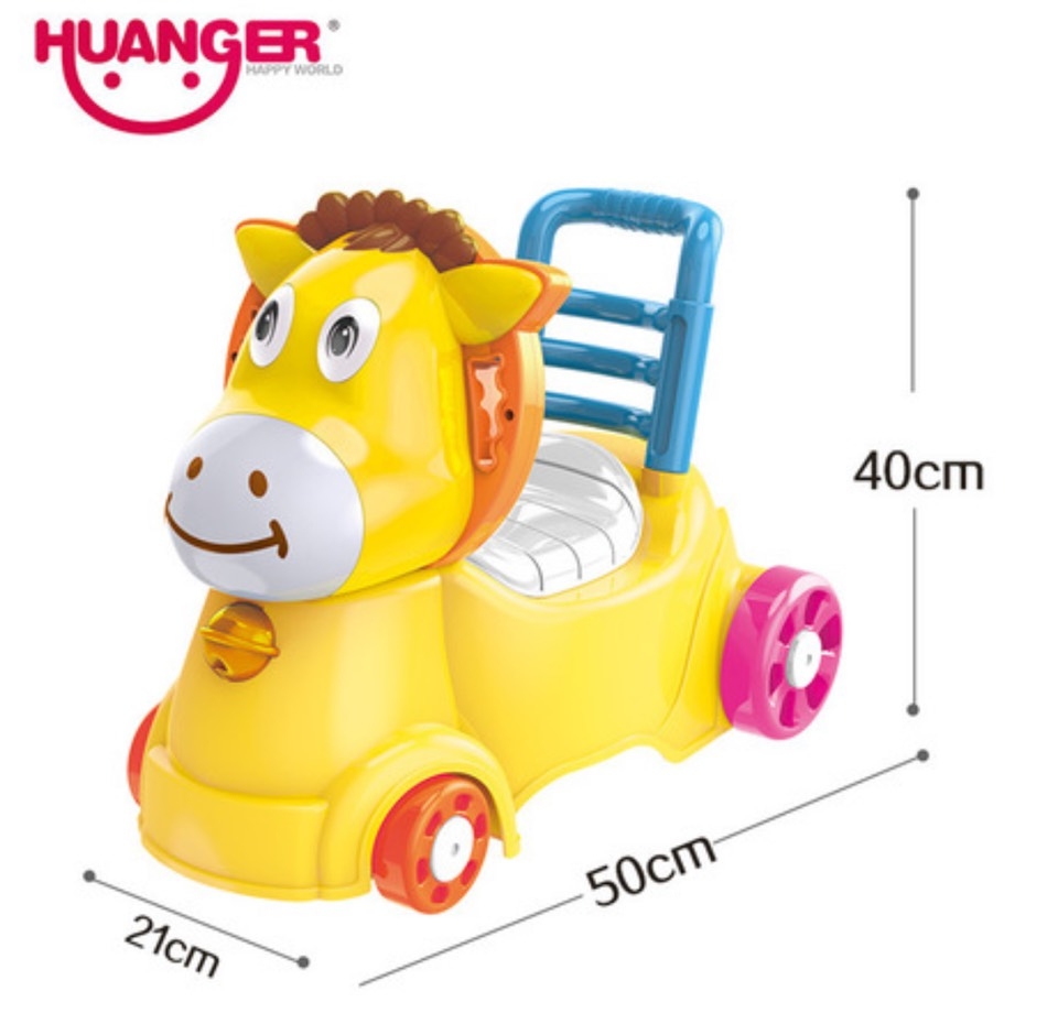 888-2LA004882 ของใช้เด็กม้ากระโถนไถขา มีเสียง