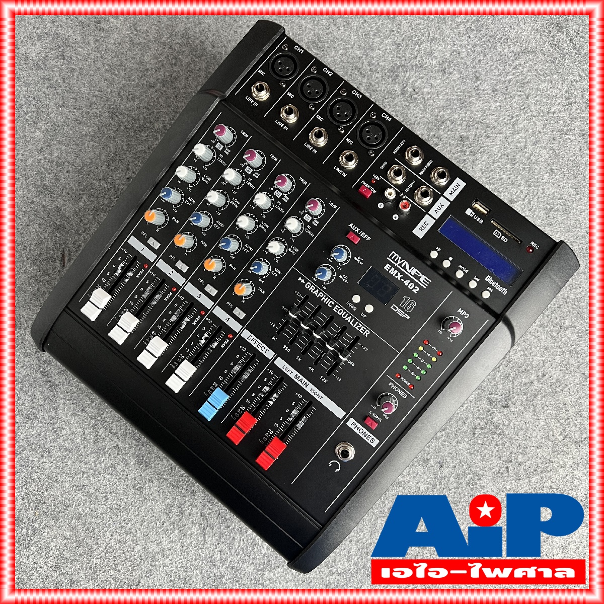 MYNPE EMX-402 powermixer 250วัตต์ x2 บลูทูธ EMX402 EMX402 MY NPE POWER MIX เพาว์เวอร์มิกซ์ เพาว์เวอร์ มิกซ์ เอไอ-ไพศาล
