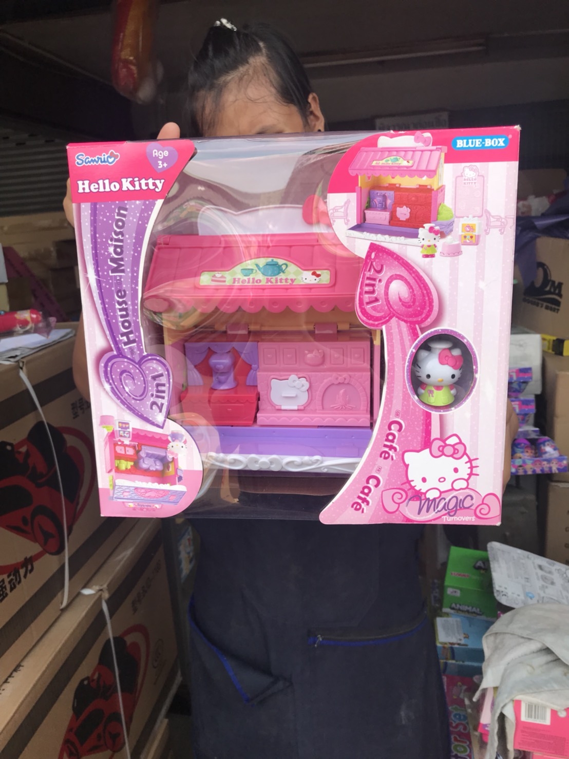 004650 คิตตี้เมจิกเทิร์นโอเวอฬบบ้านคาเฟ่ ทำได้ 2 แบบ ลิขสิทธิ์ถูกต้อง