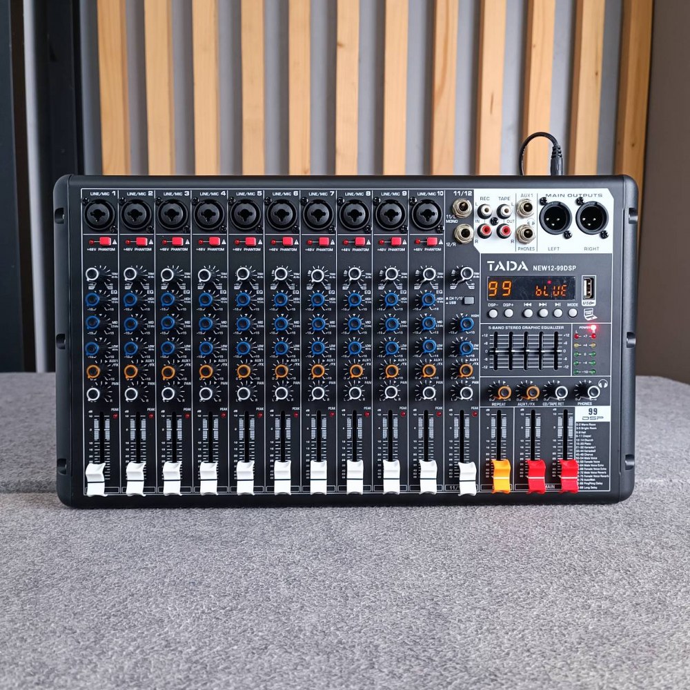 TADA NEW12-99DSP MIXER มิกเซอร์12 แชนแนล Bluetooth บลูทูธ เอฟเฟคแท้ ธาดา NEW12 99DSP เอไอ-ไพศาล