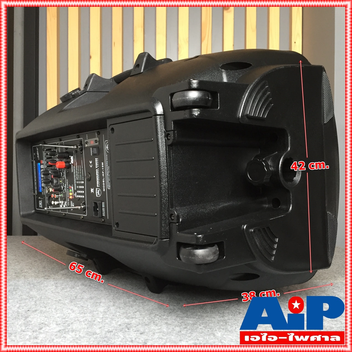 PROEUROTECH KF15M ลำโพงล้อลาก ไมค์ลอย2ตัว ชาร์จแบตได้ในตัว ลำโพงล้อลาก15 ตู้ลำโพงอเนประสงค์ 15นิ้ว ตู้ล้อลาก KF15 M