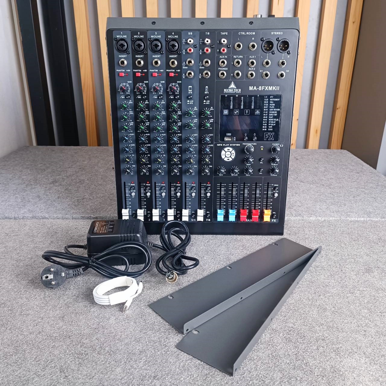 MICROTECH MA-8FX MKII MIXER มิกเซอร์ 8 ช่อง MIXER MICRO TECH MA8FX มิกเซอร์ ไมโครเทค MA 8FX เอไอ-ไพศาล