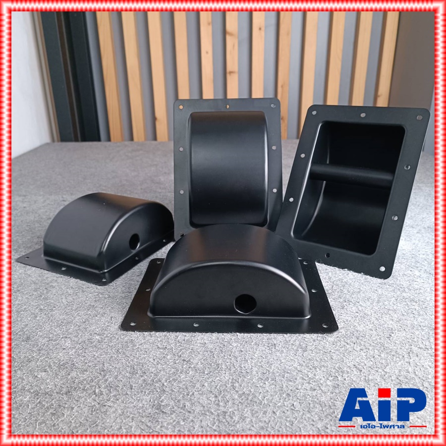 แพ็ค4ชิ้น หูจับเหล็ก ตู้ลำโพง หูยกตู้ลำโพง แบบเหล็ก ขนาด 16X22 ซม. แพ็ค 4 ชิ้น หูหิ้วลำโพงเหล็ก sp-625 22x16CM