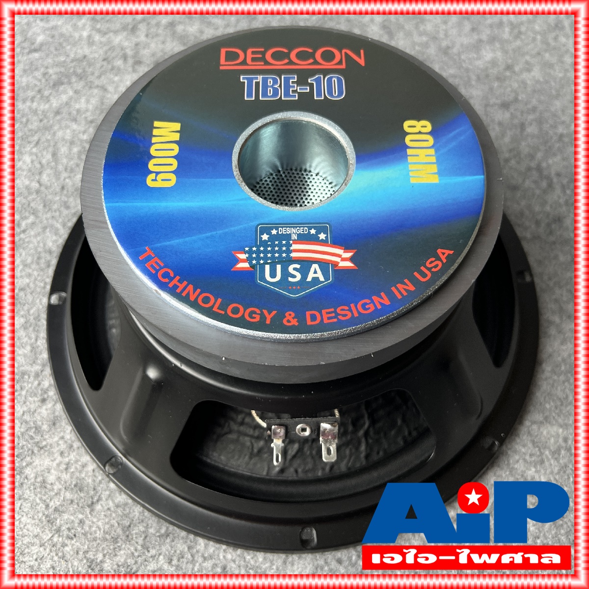 1ดอก DECCON TBE-10 ลำโพง10นิ้ว ดอกลำโพง10 นิ้ว กำลังขับ 600 W ความต้าน 8 OHM แม่เหล็กใหญ่ TBE10 TBE 10 เอไอ-ไพศาล