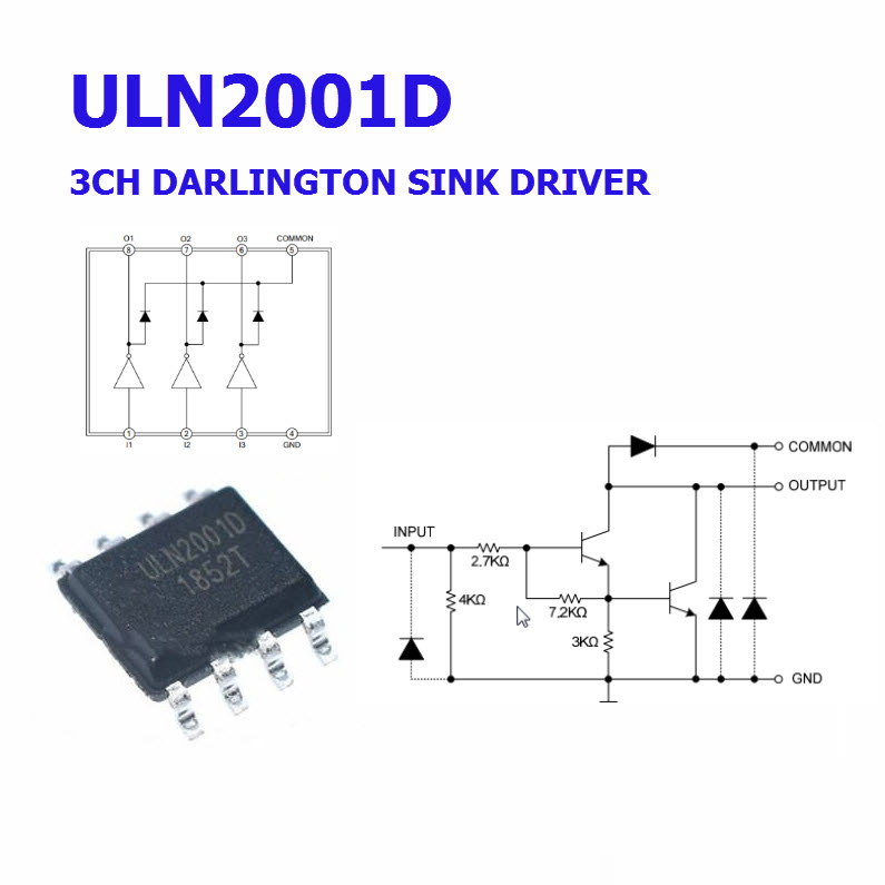 ULN2001 SOIC8