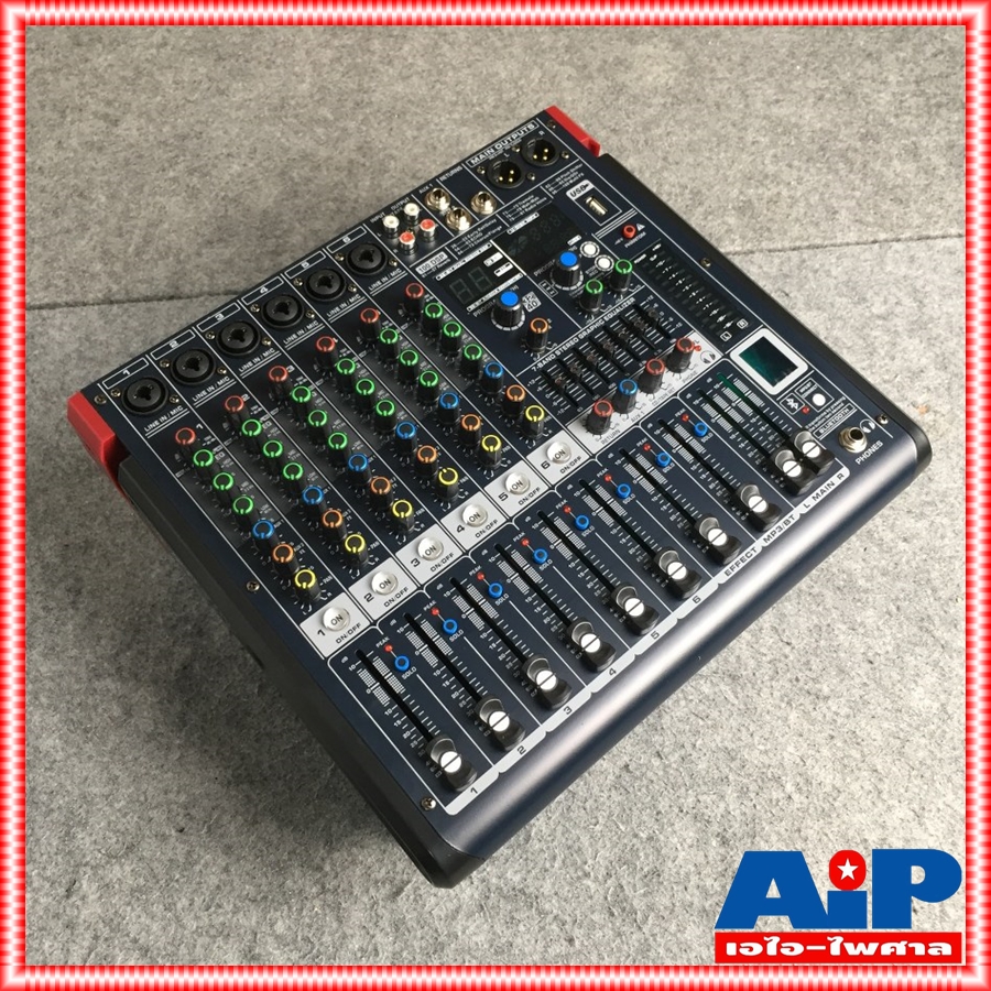MICROTECH MT-P6 powermixer เพาเวอร์มิกเซอร์ 6 แชนแนล กำลังขับ 2x300W 4 Ohm เอฟเฟคแท้ MT P 6 MTP 6 MTP6 เอไอ-ไพศาล