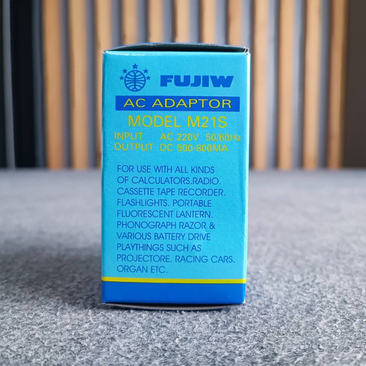 Adaptor FUJIW M21S 12V (ขั้ว +ใน -นอก) positive polarity 800mA มีเรคกูเลเตอร์ ให้ไฟเรียบ M 21 S อะแด๊บเตอร์