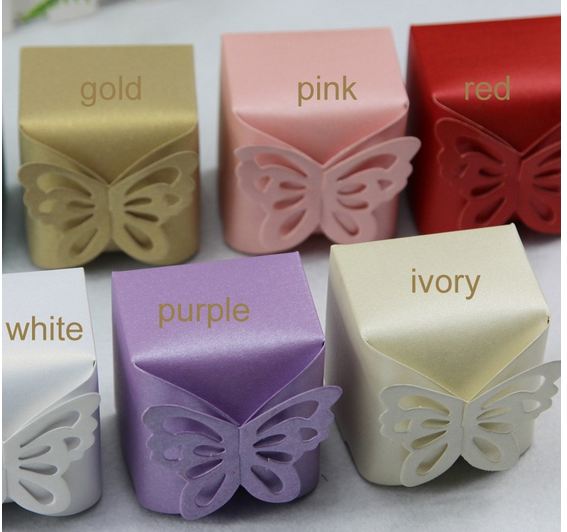 กล่องใส่ของขวัญ Diy กล่องกระดาษ ทรง สี่เหลี่ยม สีเคลือบมุก ด้านบน เป็น ผีเสื้อ 3 มิติ กล่องกระดาษ ใส่ของที่ระลึก ตกแต่ง งานแต่งงาน 221438