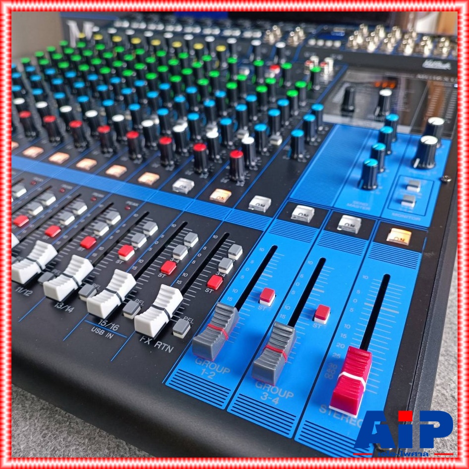 HOTROCK MG-16XU USB MIXER มิกซ์ มิกเซอร์ มิกซ์ฮอทร็อค เครื่องเสียง เครื่องปรับแต่งเสียง MIX MG16 XU MG 16XU เอไอ-ไพศาล