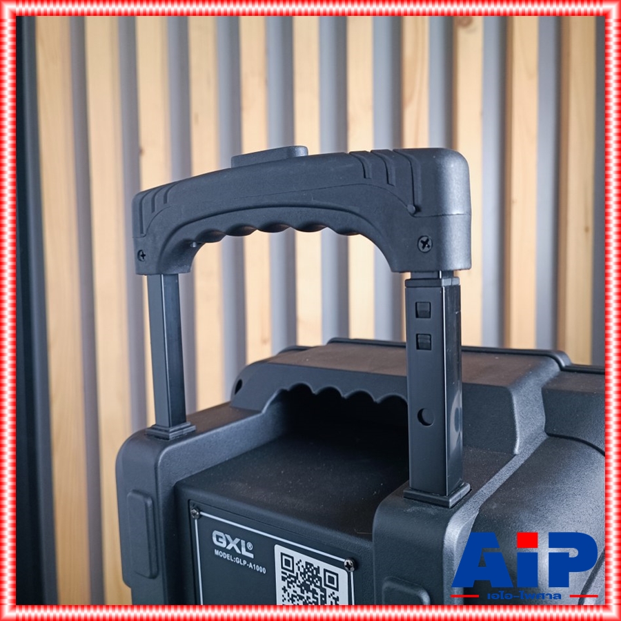 GXL GLP-A1000 ลำโพงล้อลาก10นิ้ว ไมค์ลอย(ถือ2+หนีบ1) ตู้ช่วยสอน ลำโพงกลางแจ้ง มีล้อลาก บลูทูธ FM เสียบขาตั้งได้ GLPA1000 GLP A1000 เอไอ-ไพศาล