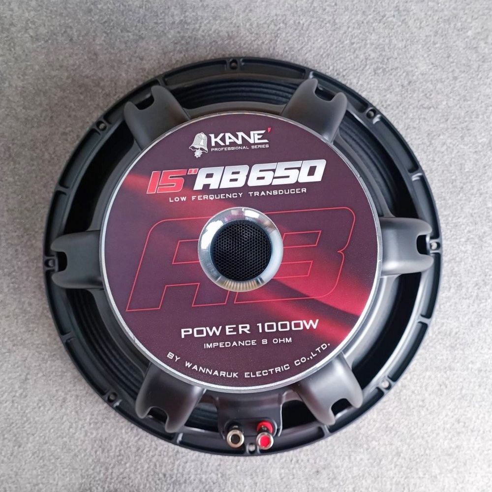 KANE 15AB650 ลำโพง 15" 8โอห์ม รุ่นใหม่ ดอกลำโพงขนาด 15 นิ้ว 15 AB 650 KANE 15-AB-650 เอไอ-ไพศาล
