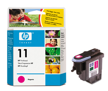 หัวพิมพ์ เบอร์.11 ชมพู(MAGENTA) For HP Designjet