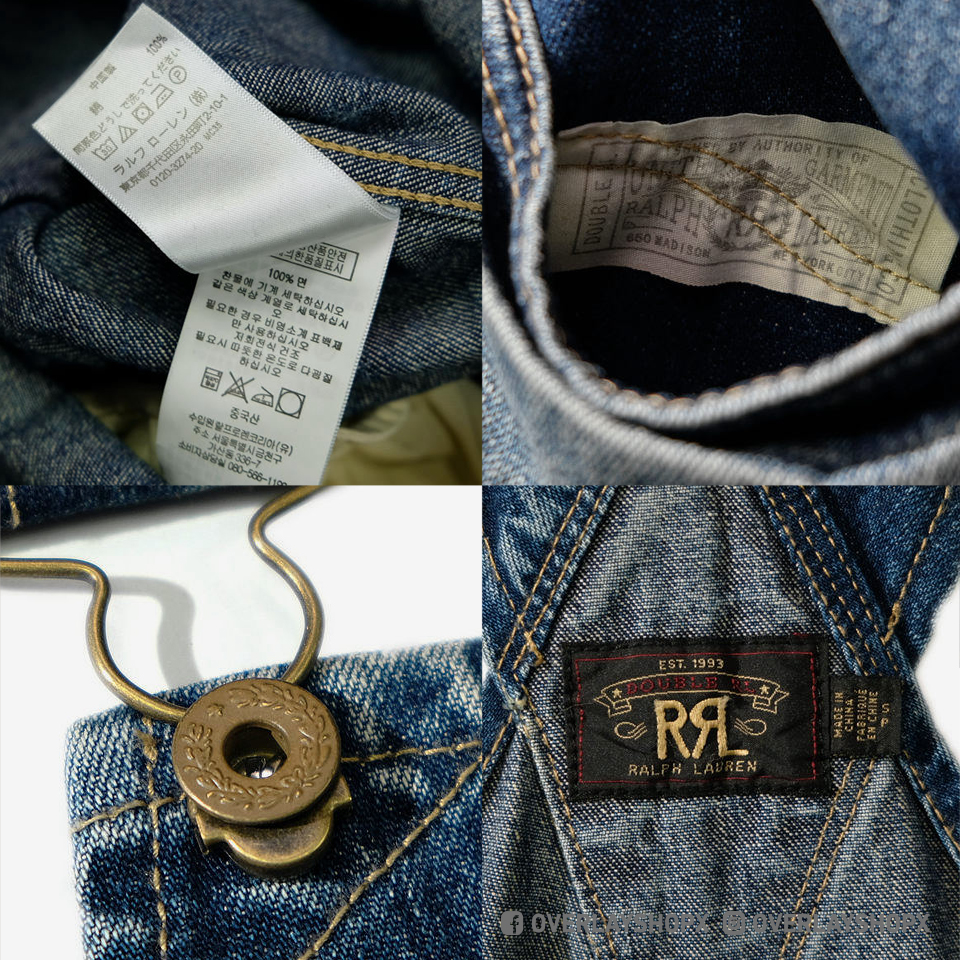 INDIGO DENIM OVERALL