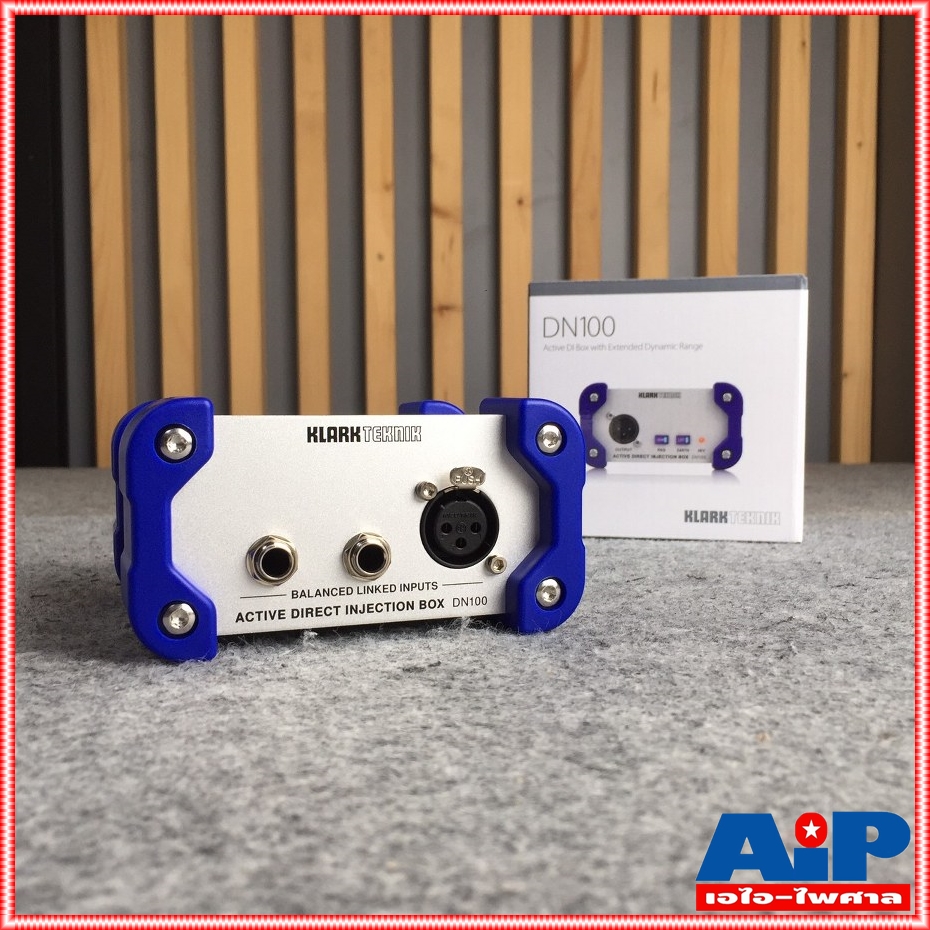 KLARK TEKNIK DN-100 actiive DI กล่องปรับระดับสัญญาณเสียง แอคทีฟ ไดเร็ก บอกซ์ DN 100 DN100 +++