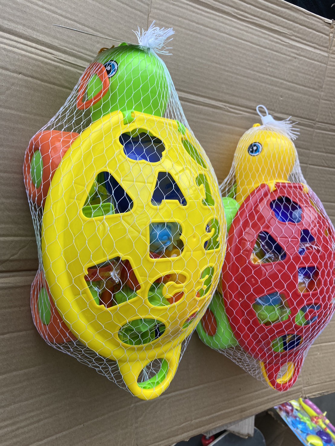 1611A ของเล่นเด็กบล็อกหยอดพร้อมชุดตักทราย เต่าเล่นทรายพร้อมบล็อกหยอด ปลีกชิ้นละ