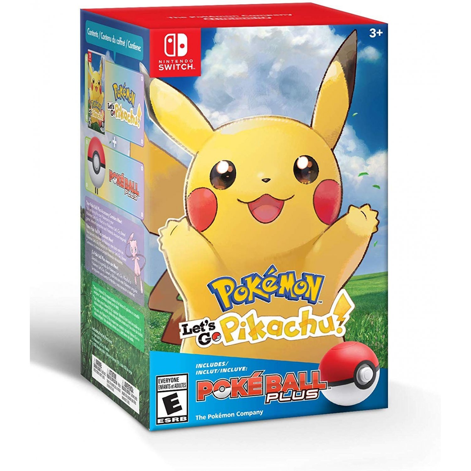 Nintendo Switch: POKEMON: LET'S GO PIKACHU + POKE BALL PLUS PACK (US/Asia)