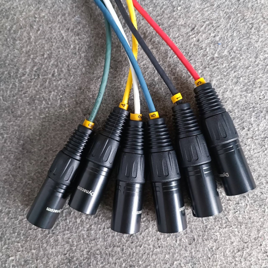 ยาว10เมตร DYNACOM X-6 บล็อคมัลติคอร์ 6คอร์ Multicore Cable สายสัญญาณเสียง บล็อคXLR X 6 X6 เอไอ-ไพศาล