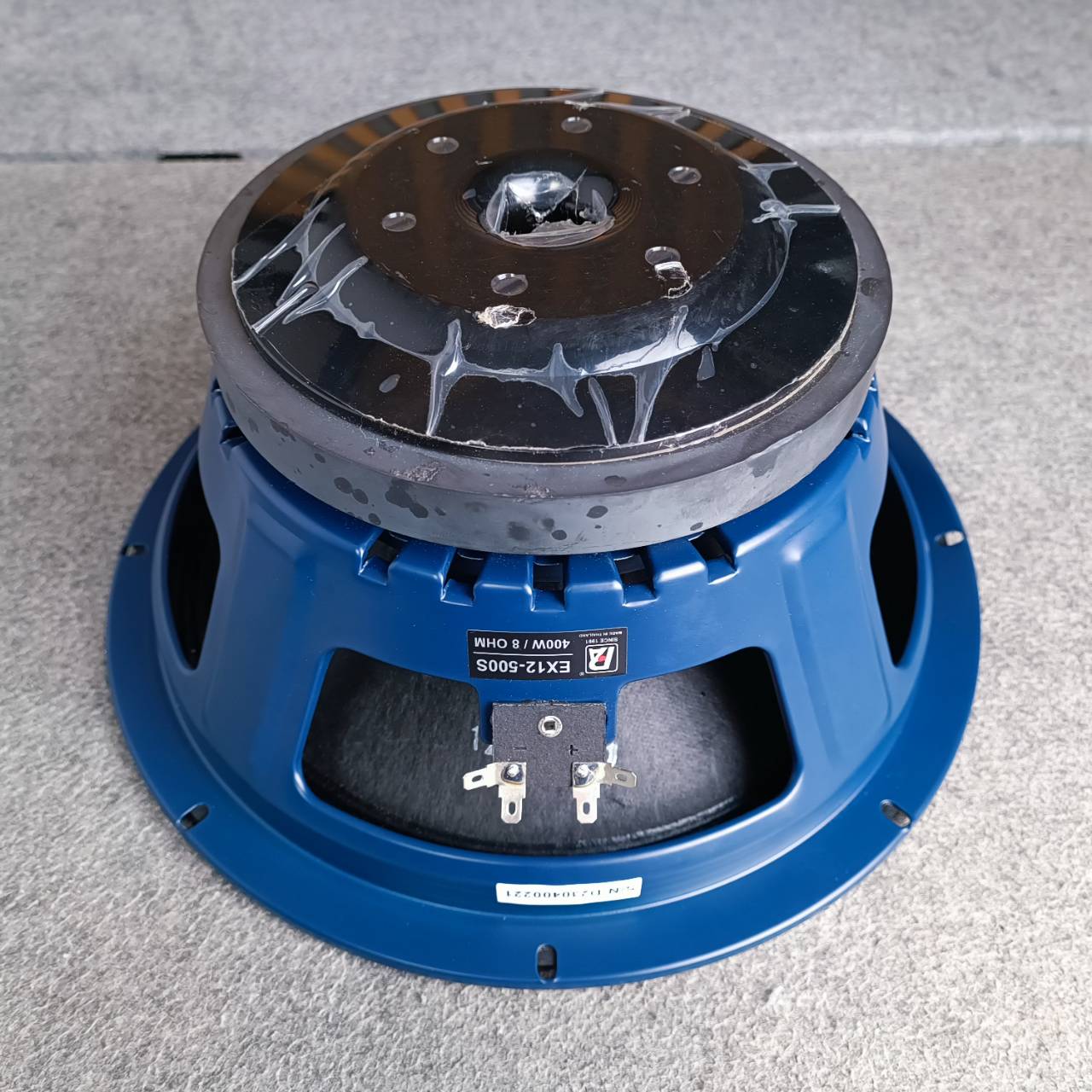 P.AUDIO EX12-500S ดอก12 นิ้ว เสียงปกติ+โครงเบี้ยว EX12 ดอกลำโพง โครงปั๊ม 400 วัตต์ พีออดิโอ EX 12 500 S EX12500S P AUDIO พีออดิโอ เอไอ-ไพศาล