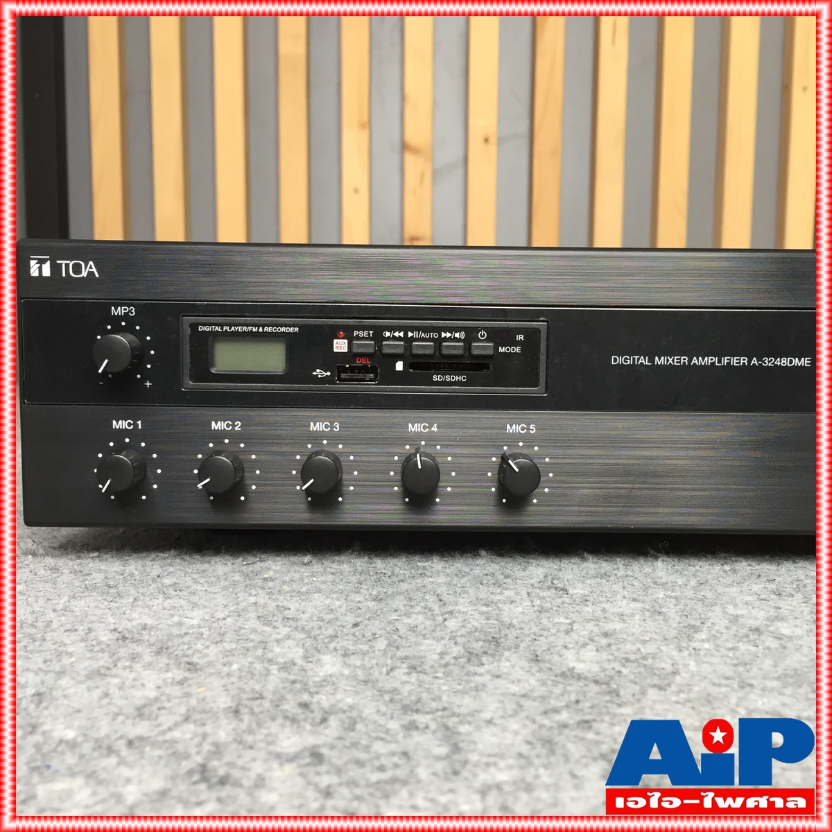 TOA A-3248DME แอมป์480W มิกเซอร์แอมป์ มิกเซอร์แอมป์TOA เครื่องปรับแต่งเสียง TOA A 3248DME A3248DME เอไอ-ไพศาล