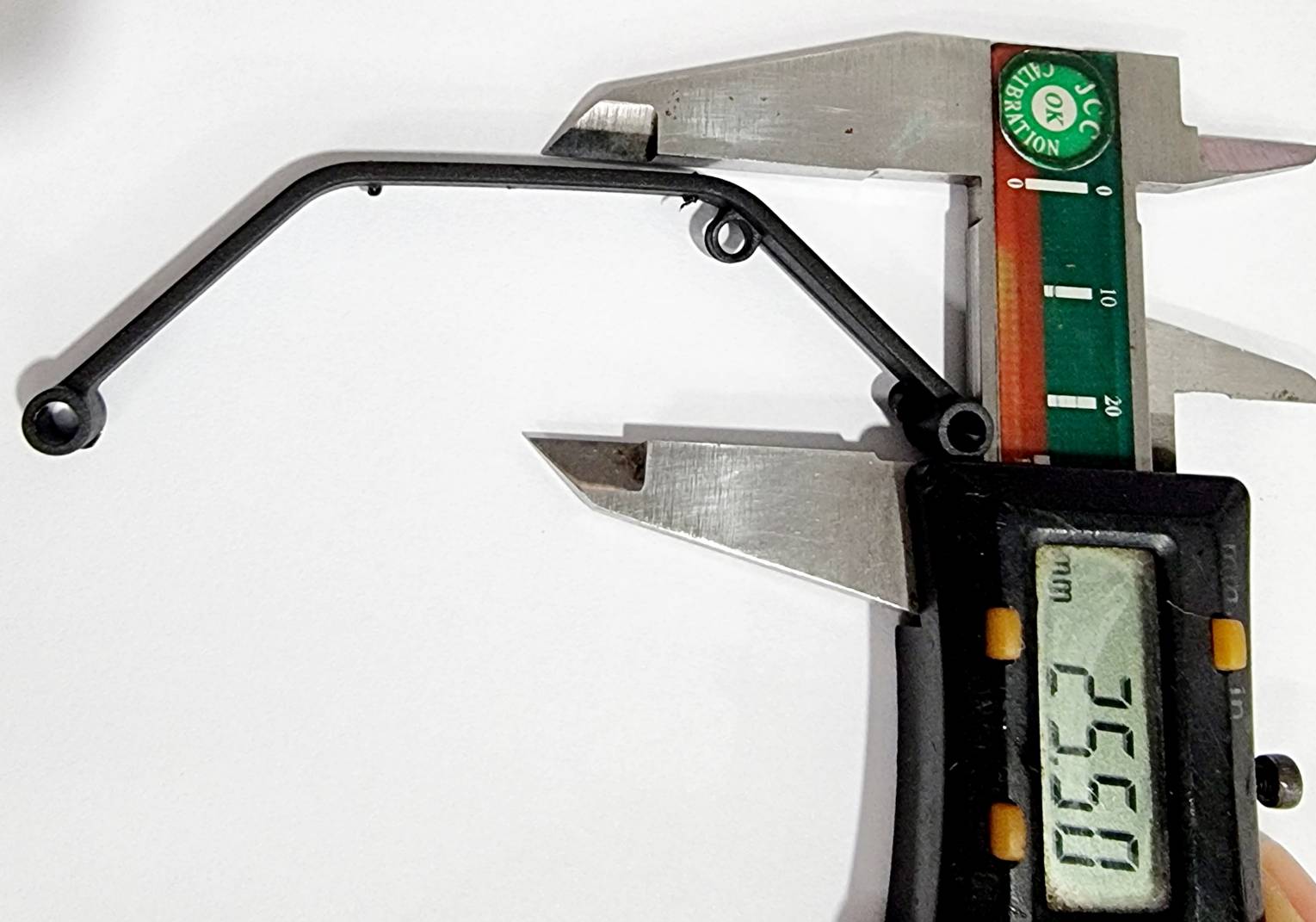 อะไหล่ฮอ 250 ขาสกีพลาสติก - สีดำ