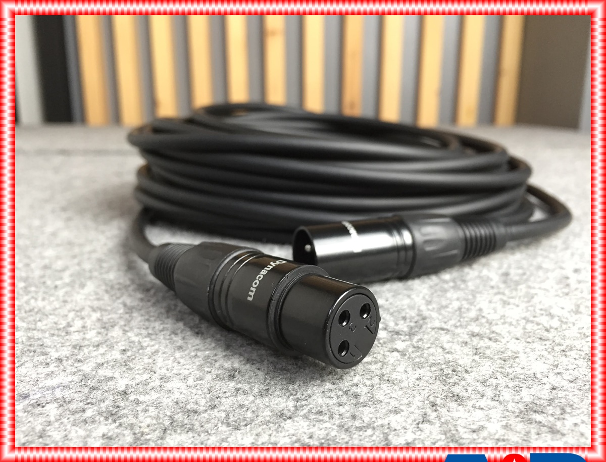 10เมตร สายไมค์ DYNACOM J021 XLR หัวท้าย ผู้ - เมีย ยาว สายสัญญาณ CANNON ผู้ ออก CANNON เมีย สายบาลานซ์ สายต่อไมค์ (ลูกค้าอาจได้รับหัวสีเงินหรือดำขึ้นกับล็อตผลิตครับ)