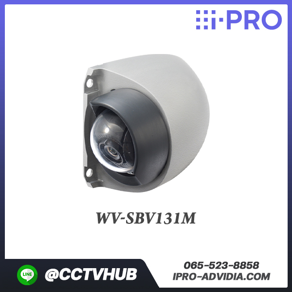 กล้อง i-PRO รุ่น WV-SBV131M 2MP(1080p) Outdoor Onboard Compact Dome Network Camera