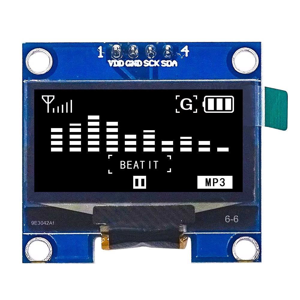 White 1.3 inch OLED LCD display module 12864 (I2C interface module) SH1106