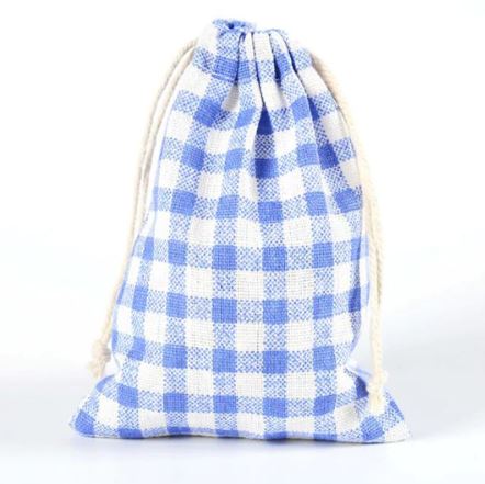 ถุงผ้ากระสอบ ถุงผ้าดิบ พิมพ์ลาย ลายนกฮูก ลายหอไอเฟล ลายสก็อต ลายดอกไม้ ขนาด 10x14 cm ถุงผ้าใส่ของชำร่วย วินเทจ 565476