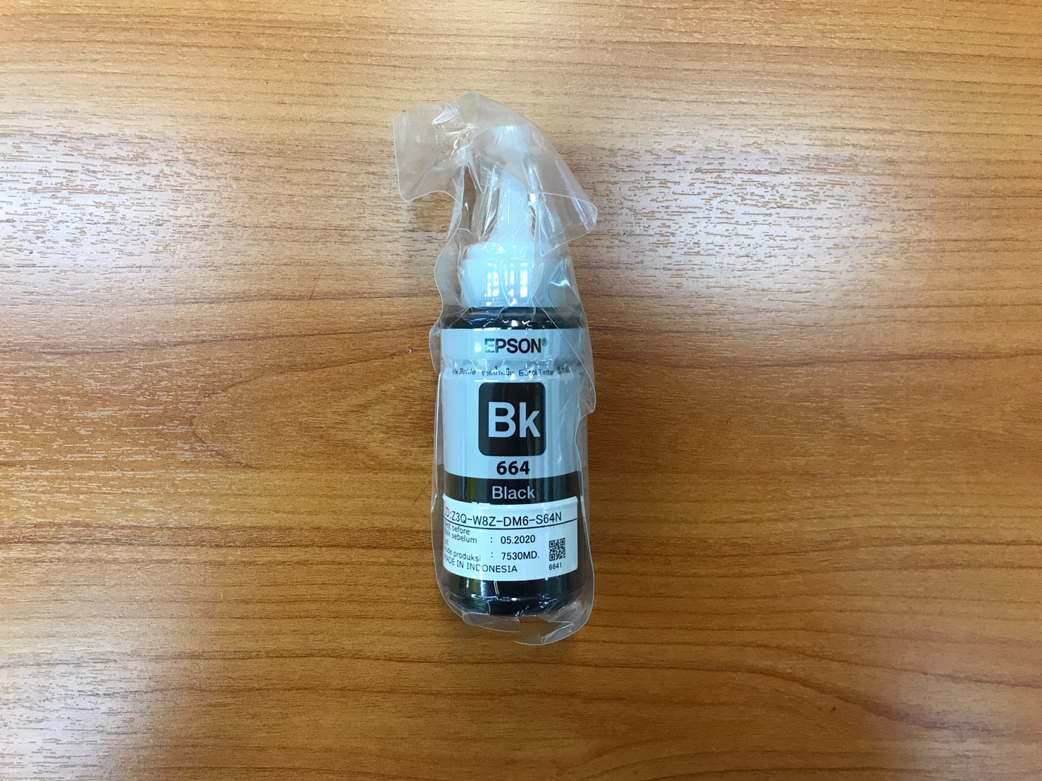 น้ำหมึกปริ้นเตอร์แท้ EPSON เบอร์ 664 BK (สีดำ)