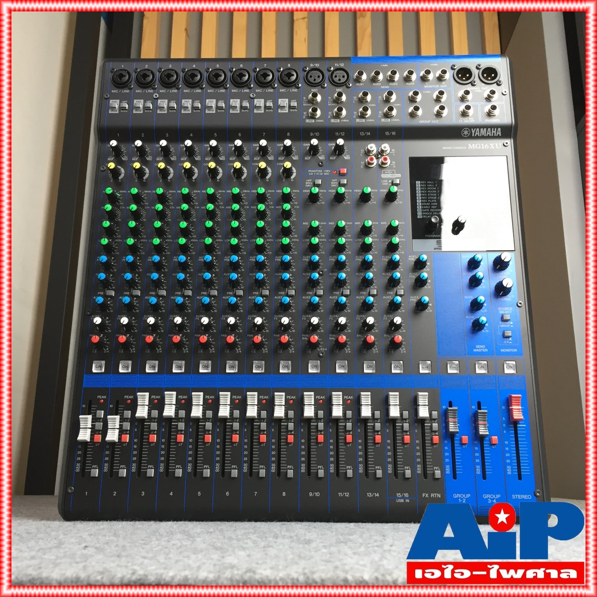YAMAHA MG-16XU MIXER มิกซ์ มิกเซอร์ มิกซ์YAMAHA เครื่องเสียง เครื่องปรับแต่งเสียง MIX เอไอ-ไพศาล +++