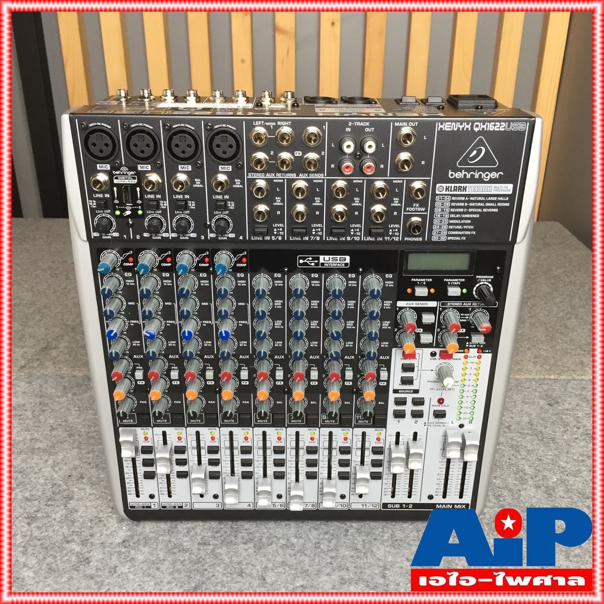 BEHRINGER QX-1622USB mixer MIX QX1622USB QX 1622USB มิกซ์ มิกเซอร์ เครื่องเสียง เครื่องปรับแต่งเสียง เอไอ-ไพศาล +++