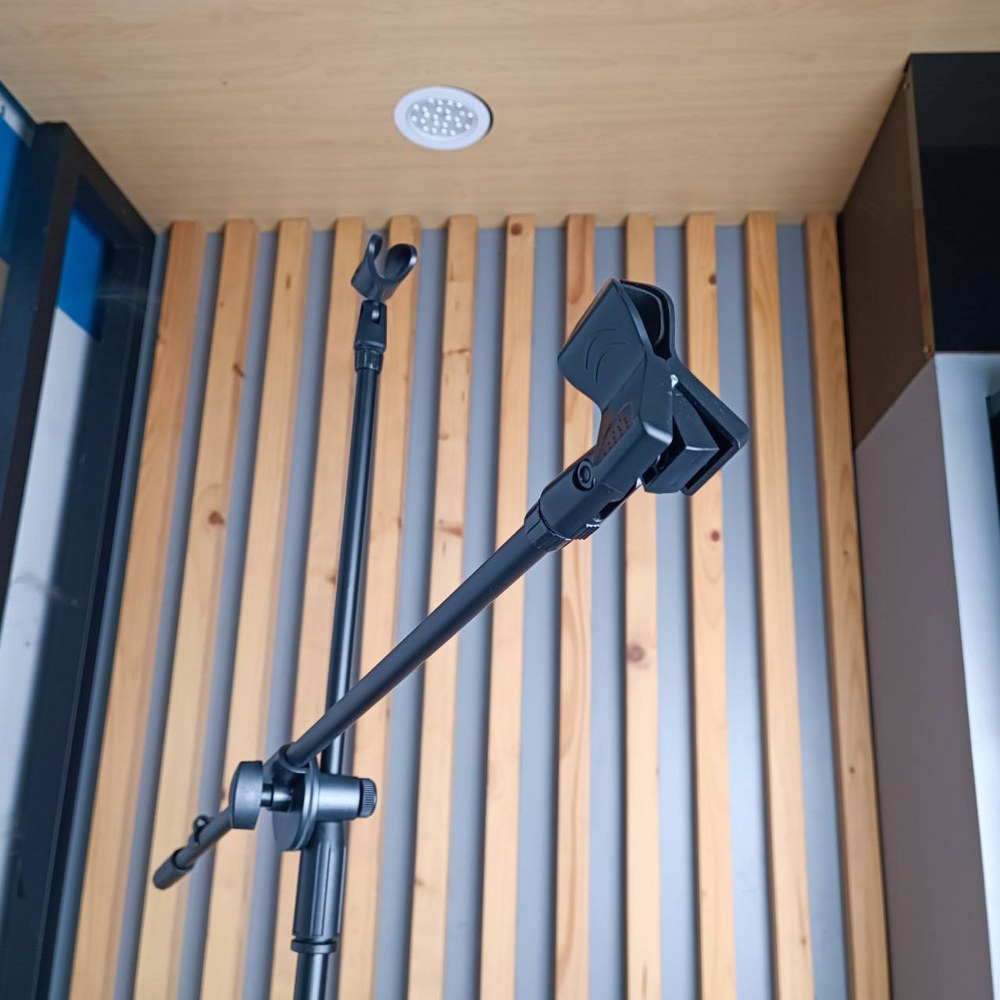 NTS ST-201A ขาไมค์บูมพร้อมคอจับ ขาไมค์บูมตั้งพื้น ฐานแฉก ST201A ST 201 A ขาตั้งไมค์ ขาไมค์ตั้งพื้นNTS ST 201A เอไอ-ไพศาล