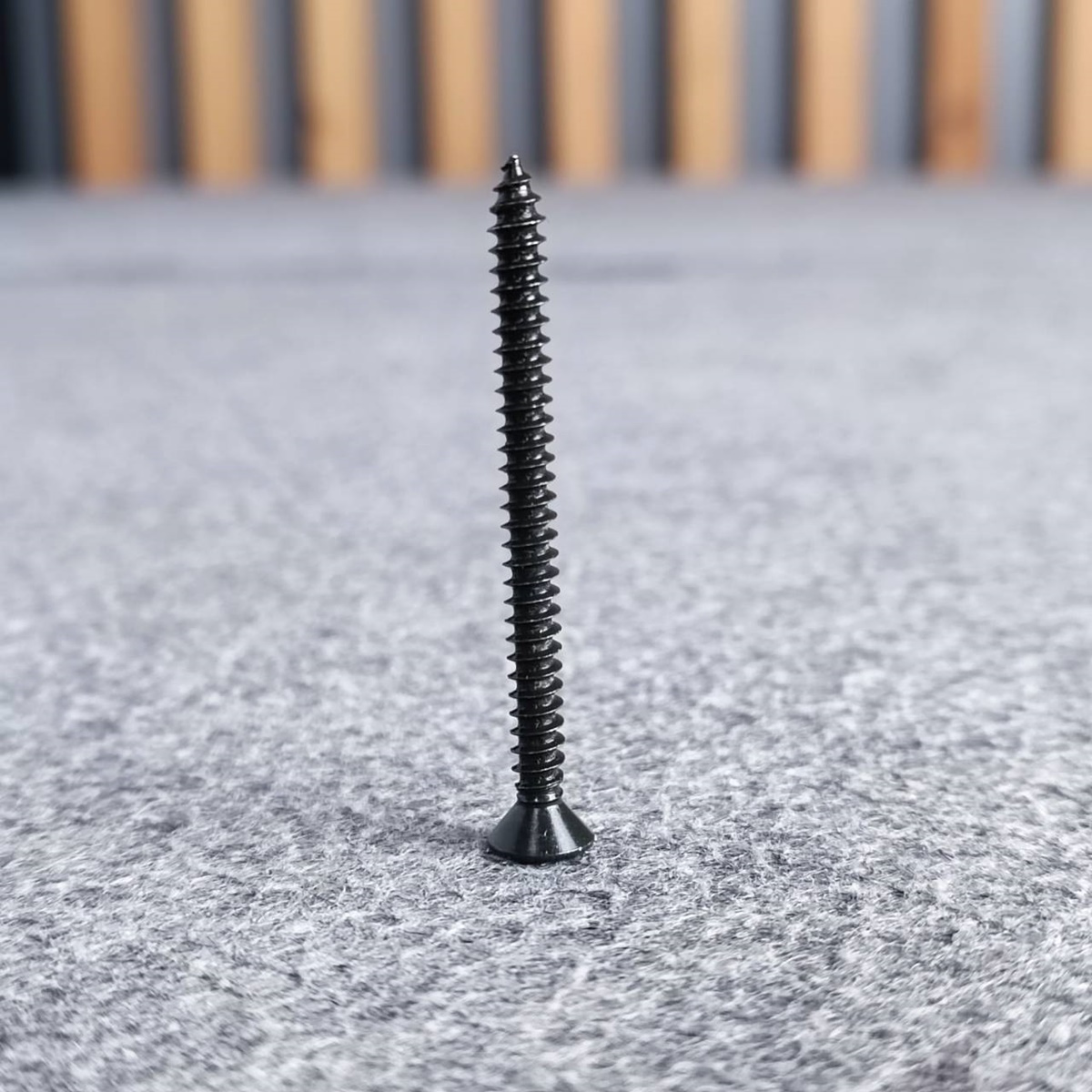 ประมาณ100ตัว สกรูFHดำ 8X2" สกรูเกลียวปล่อย น็อตเกลียวปล่อย น็อต น็อตดำเกลียวปล่อย2นิ้ว สกรูดำ2นิ้ว สกรูดำ สกรูดำเกลียวปล่อย เอไอ-ไพศาล สำเนา