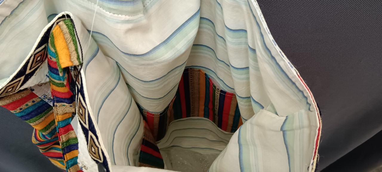 กระเป๋าผ้า (คล้องคอ)