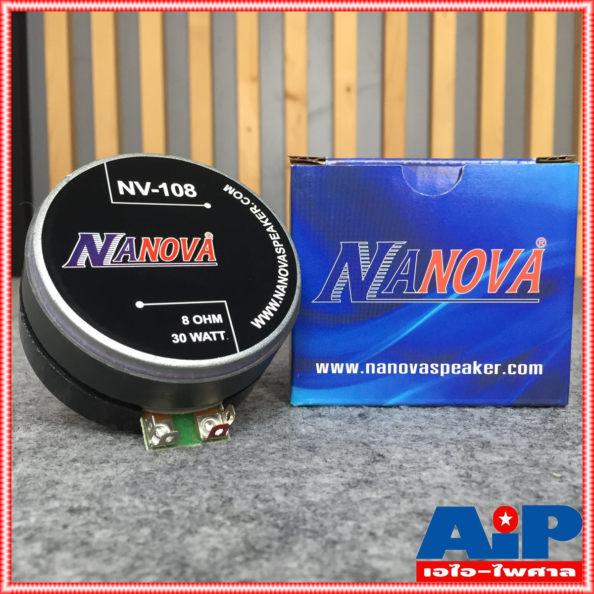 NANOVA NV-108 ไดร์เวอร์ เกลียว ไดร์เวอร์ แบบเกลียว โดมเป็นซิ่ง 30W เส้นผ่านศูนย์กลาง เกลียว 34 มิล NV108 NV 108 เอไอ-ไพศาล
