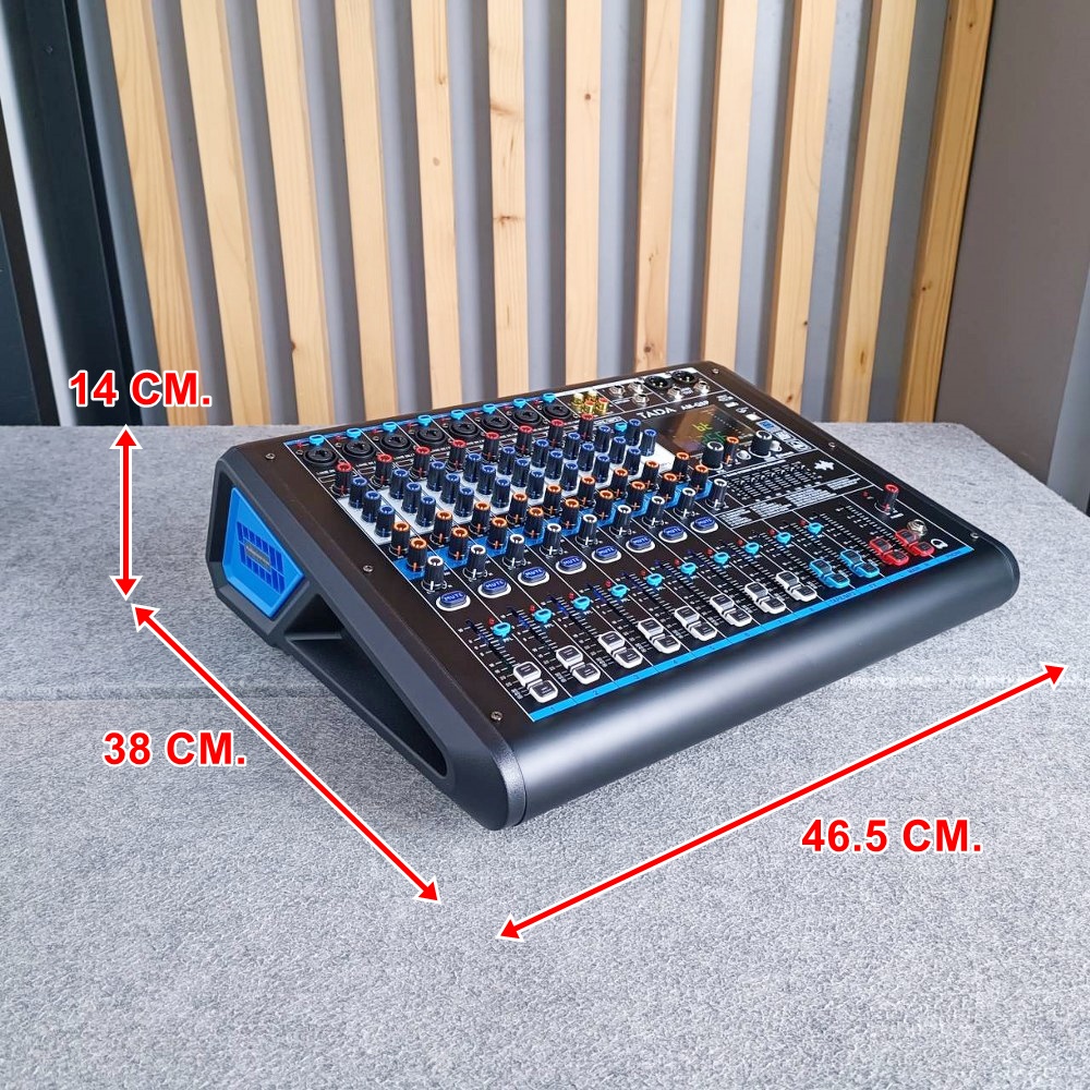 TADA AM-Q8P powermixer 350 watt EFX USB บลูทูส TA DA มิกเซอร์อนาล็อก AM Q8P ธาดา AMQ8P เอไอ-ไพศาล