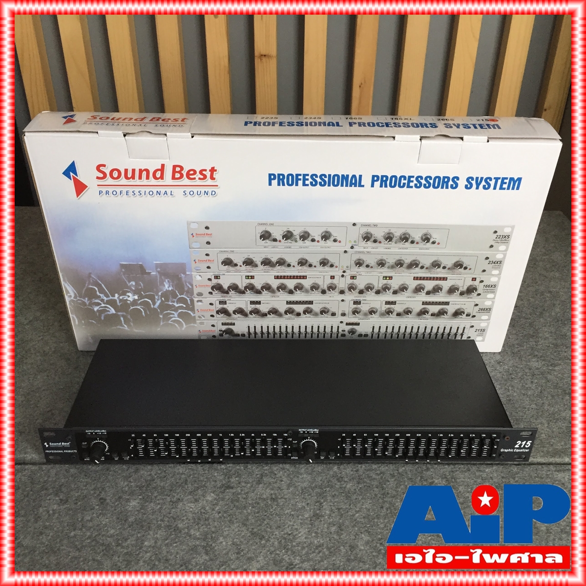 SOUNDBEST 215B EQ Eqlizer 215 อีคิวซาด์เบส 215 Sound Best ซาวด์เบส อีคิวอีควอไลเซอร์15ช่อง เอไอ-ไพศาล +++