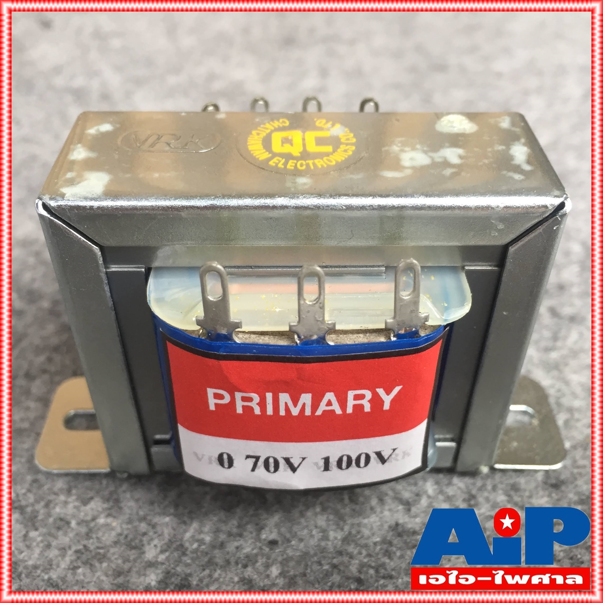 หม้อแปลงลายลูก VRK LINEลูกใหญ่ 800ma 15W ใช้กับงานเสียงตามสาย หม้อแปลงลาย ลายลูก เอไอ-ไพศาล