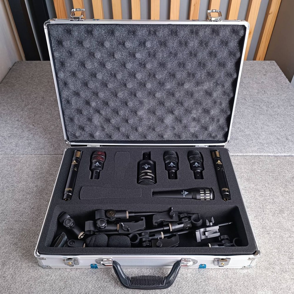 MICROTECH DP7 ชุดไมค์กลอง DP-7 DP 7 ไมค์กลอง7ชิ้น ชุดไมค์สำหรับจ่อกลองชุด ชุดไมค์7ตัว ไมค์ชุด MIC Professional 7-Piece Drum Microphone เอไอ-ไพศาล